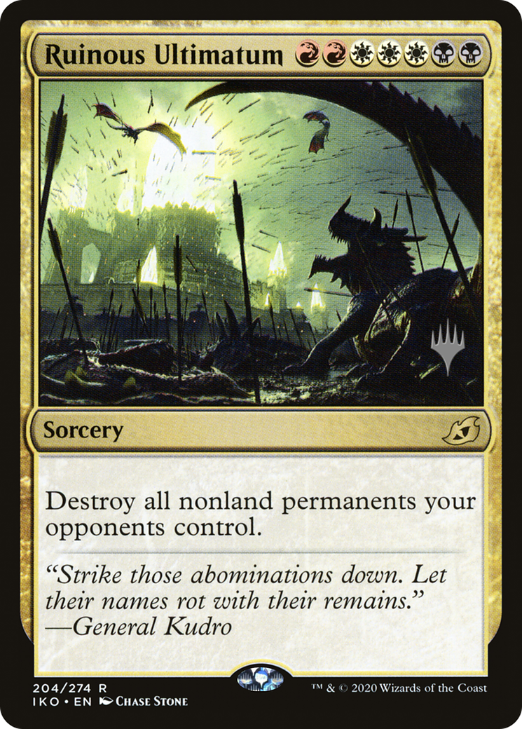 Ruinous Ultimatum (PPIKO-204P) - Ikoria: Lair of Behemoths Promos (Promo Pack)