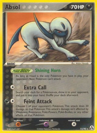 Absol 015 - Legend Maker Reverse Holofoil - Rare