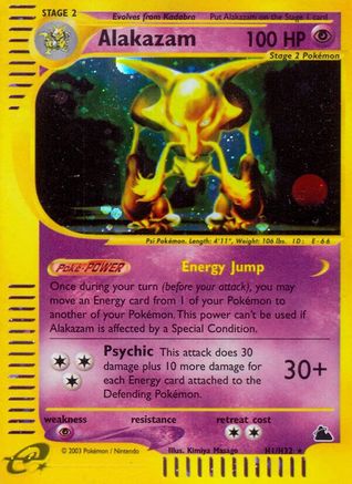 Alakazam (H1) 0H1 - Skyridge Holofoil - Holo Rare