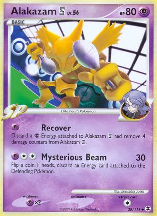 Alakazam E4 - 038/111 - Rising Rivals Reverse Holofoil - Uncommon