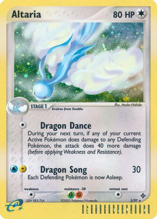 Altaria 002 - Dragon Holofoil - Holo Rare