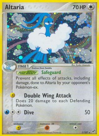 Altaria 001 - Deoxys Holofoil - Holo Rare