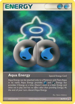 Aqua Energy - 086/95 - Team Magma vs Team Aqua Reverse Holofoil - Uncommon