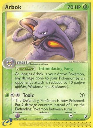 Arbok 029/100 - Sandstorm Reverse Holofoil - Uncommon