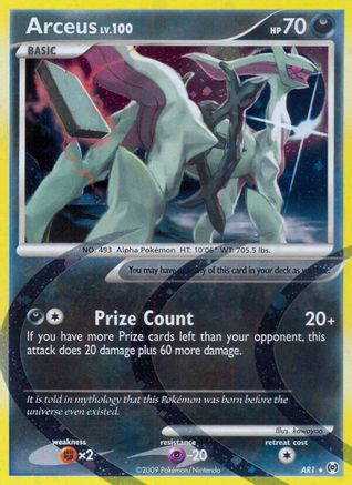 Arceus (AR1) - Arceus Holofoil - Holo Rare