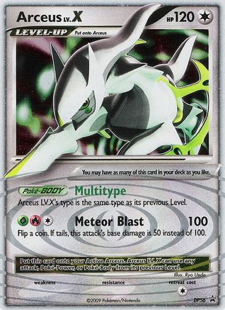 Arceus LV.X DP56 - Diamond and Pearl Promos Holofoil - Promo