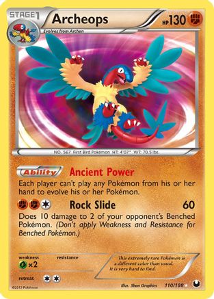Archeops 110 - Dark Explorers Holofoil - Secret Rare