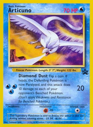Articuno (22) 022/53 - WoTC Promo Normal - Promo