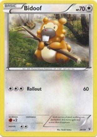 Bidoof - 029/39 - Kalos Starter Set Normal - Common