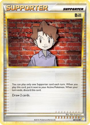 Bill 089 - HeartGold SoulSilver Reverse Holofoil - Uncommon