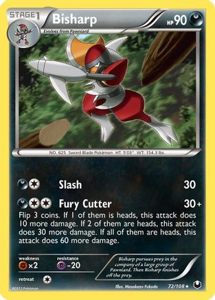 Bisharp (72) 072 - Dark Explorers Normal - Rare