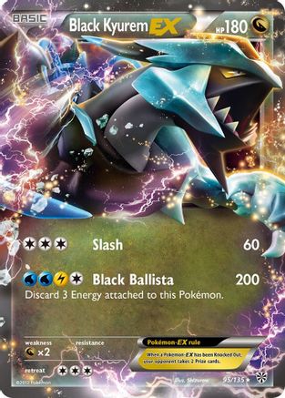 Black Kyurem EX (95/135) - Plasma Storm Holofoil - Ultra Rare