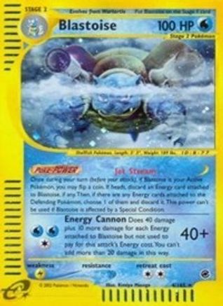 Blastoise (4) 004 - Expedition Holofoil - Holo Rare