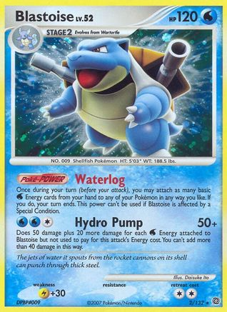 Blastoise - 002/132 - Secret Wonders Reverse Holofoil - Holo Rare
