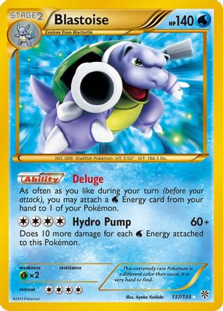 Blastoise (137/135) - Plasma Storm Holofoil - Secret Rare
