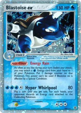 Blastoise ex 104 - FireRed & LeafGreen Normal - Ultra Rare