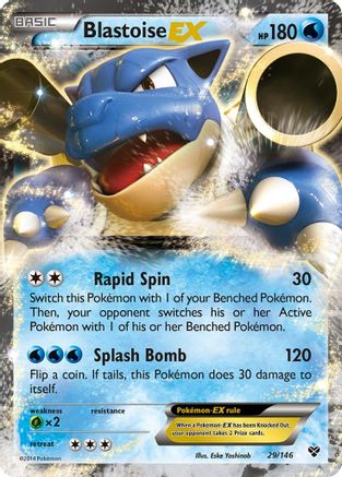 Blastoise EX 029/146 - XY Base Set Holofoil - Ultra Rare