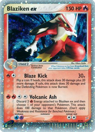 Blaziken ex 089 - Team Magma vs Team Aqua Holofoil - Ultra Rare