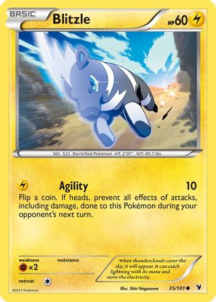 Blitzle - 035/101 - Noble Victories Reverse Holofoil - Common