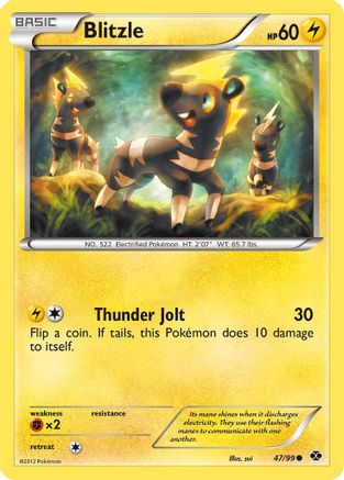 Blitzle 047 - Next Destinies Reverse Holofoil - Common