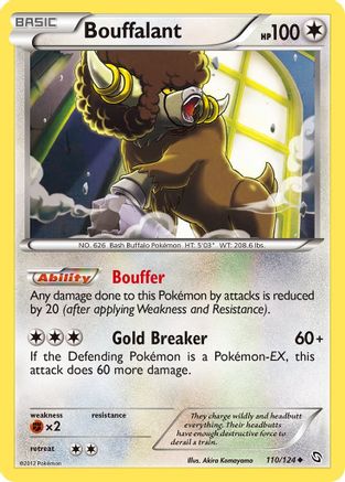 Bouffalant 110 - Dragons Exalted Reverse Holofoil - Uncommon