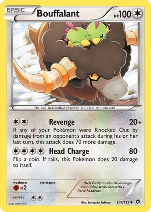 Bouffalant 107/113 - Legendary Treasures Normal - Uncommon