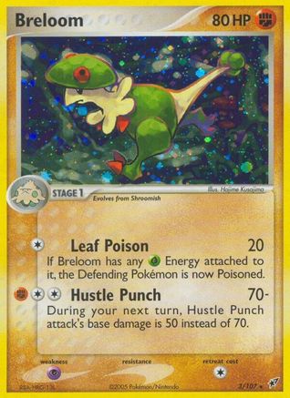Breloom 003/107 - Deoxys Normal - Holo Rare