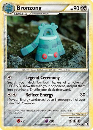 Bronzong 015 - Triumphant Reverse Holofoil - Rare