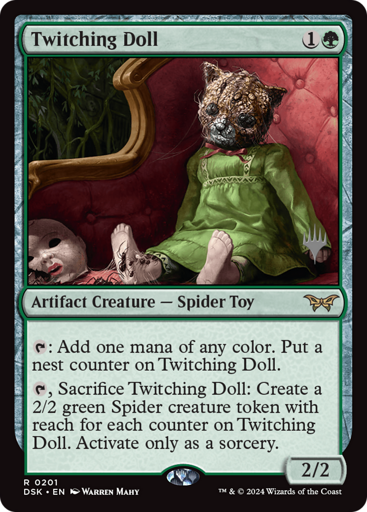 Twitching Doll (PPDSK-201) - Duskmourn: House of Horror Promos Foil (Promo Pack)