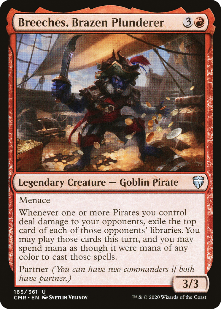 Breeches, Brazen Plunderer (CMR-165) - Commander Legends Foil