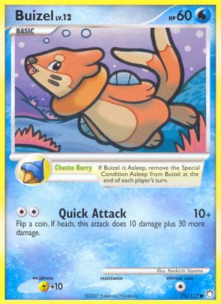 Buizel - 075/123 - Mysterious Treasures Normal - Common