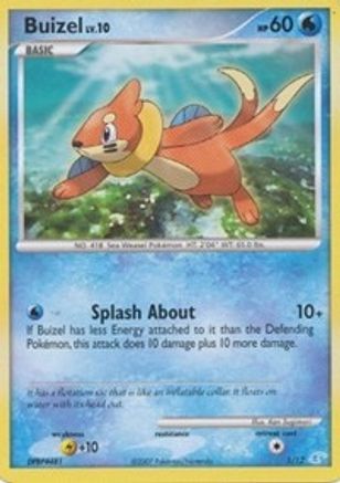 Buizel (1) - DP Trainer Kit Manaphy & Lucario - Common