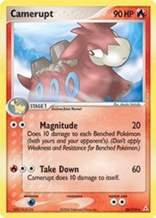 Camerupt (36/110) - Holon Phantoms Reverse Holofoil - Uncommon
