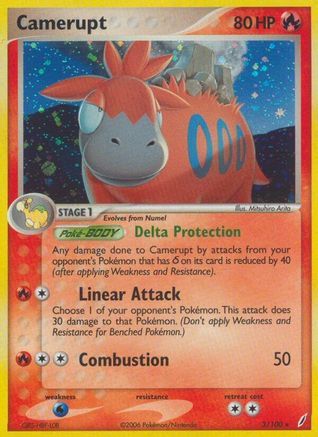 Camerupt (3/100) - Crystal Guardians Reverse Holofoil - Holo Rare
