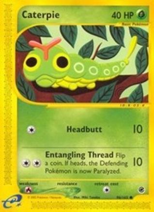 Caterpie 096 - Expedition Reverse Holofoil - Common