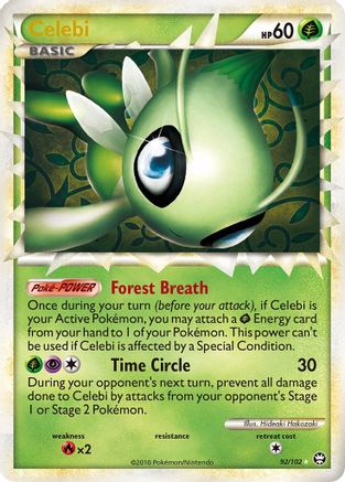Celebi (Prime) (92/102) - Triumphant Holofoil - Ultra Rare