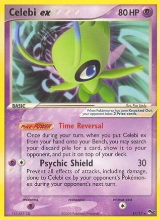 Celebi ex (Non-Holo) 017 - POP Series 2 Normal - Ultra Rare