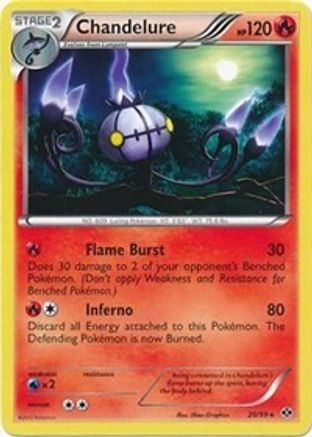 Chandelure 020/099 - Deck Exclusives Normal - Rare