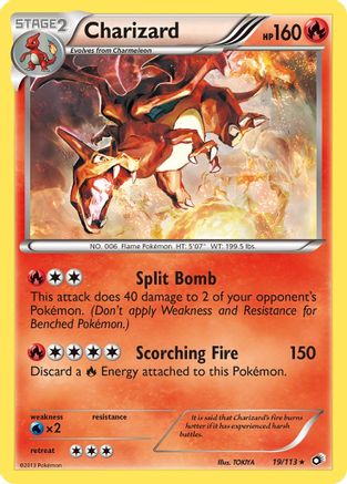 Charizard 019/113 - Legendary Treasures Reverse Holofoil - Holo Rare