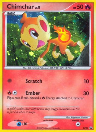 Chimchar DP02 - Diamond and Pearl Promos Holofoil - Promo