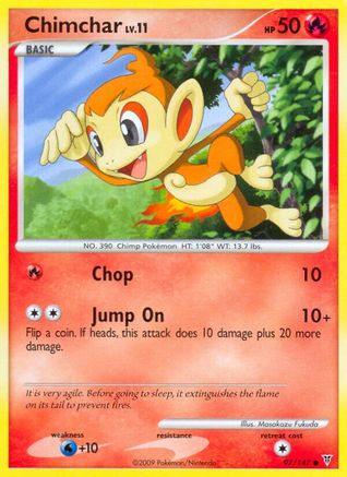 Chimchar (97/147) - Supreme Victors Reverse Holofoil - Common