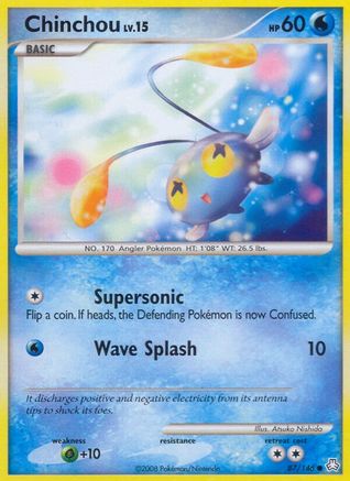 Chinchou (87/146) - Legends Awakened Reverse Holofoil - Common