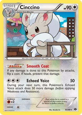 Cinccino 085 - Next Destinies Reverse Holofoil - Holo Rare