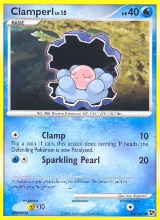 Clamperl (64/106) - Great Encounters - Common