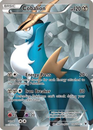 Cobalion (100 Full Art) - Noble Victories Holofoil - Ultra Rare