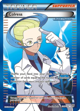 Colress (Team Plasma) (Full Art) (135/135) - Plasma Storm Holofoil - Ultra Rare