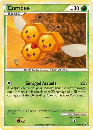 Combee - 044/90 - Undaunted Reverse Holofoil - Common