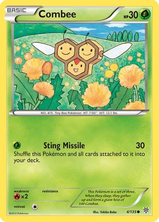 Combee (4/135) - Plasma Storm Reverse Holofoil - Common