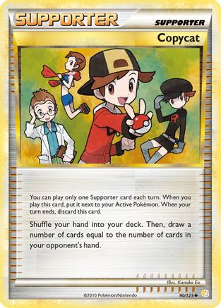 Copycat 090/123 - HeartGold SoulSilver Reverse Holofoil - Uncommon