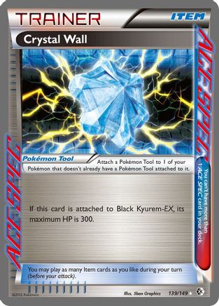 Crystal Wall 139 - Boundaries Crossed Holofoil - Rare Ace